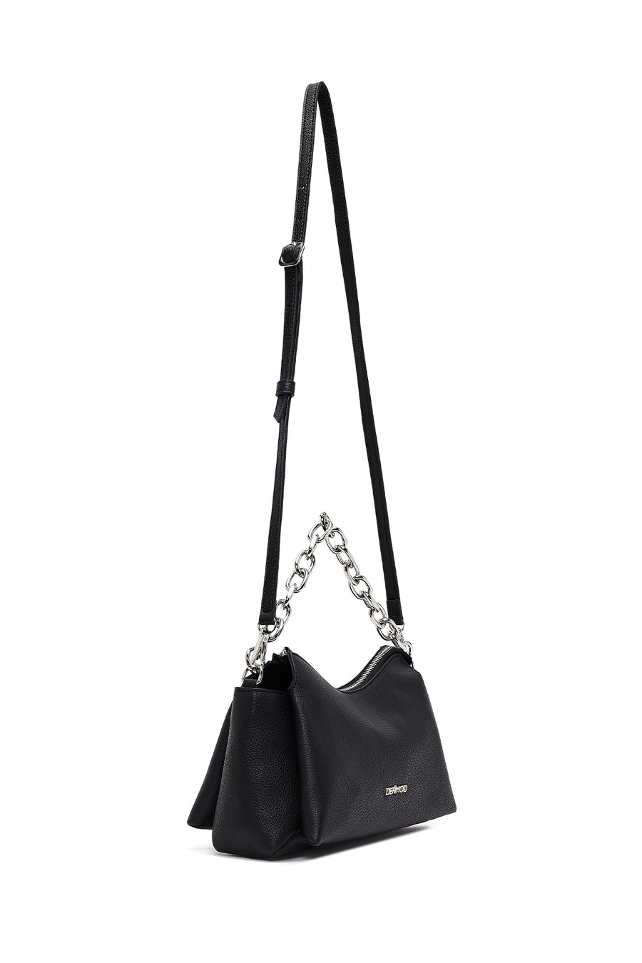 Women's Black Long Strap Crossbody Bag