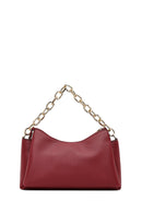 Women's Burgundy Long Strap Crossbody Bag | Derimod