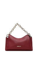 Women's Burgundy Long Strap Crossbody Bag | Derimod