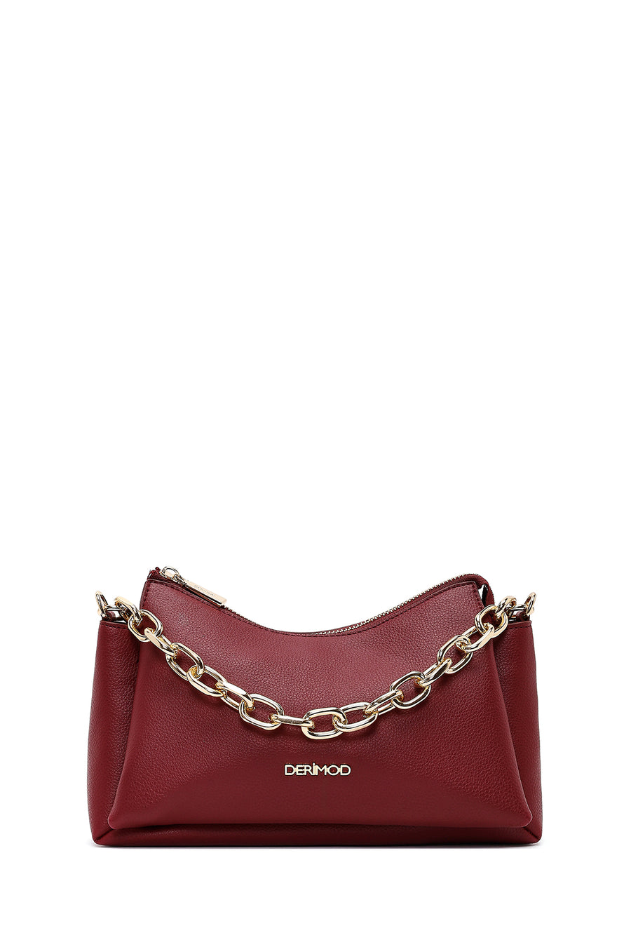 Women's Burgundy Long Strap Crossbody Bag