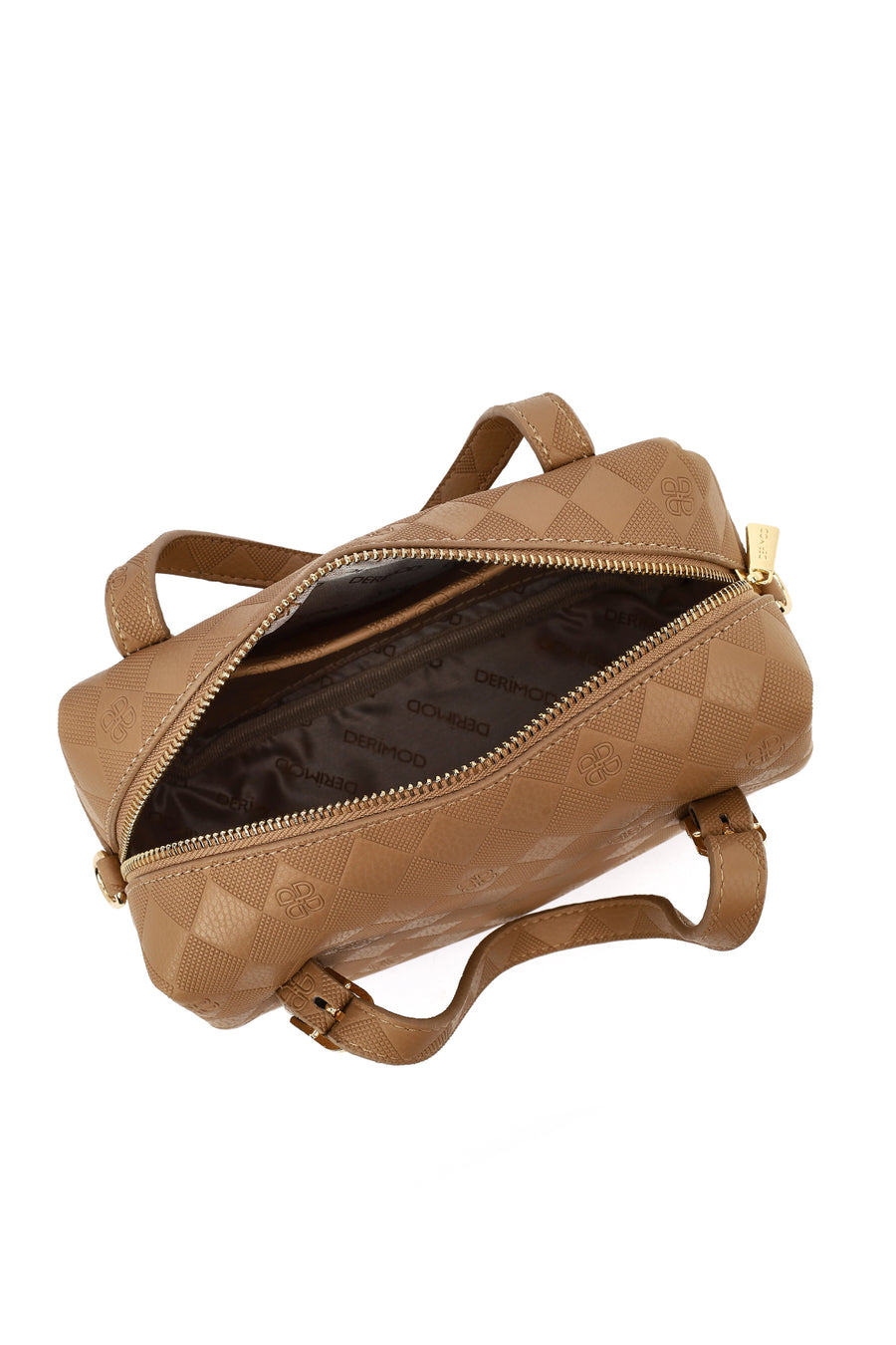 Women's Beige Long Strap Printed Crossbody Bag