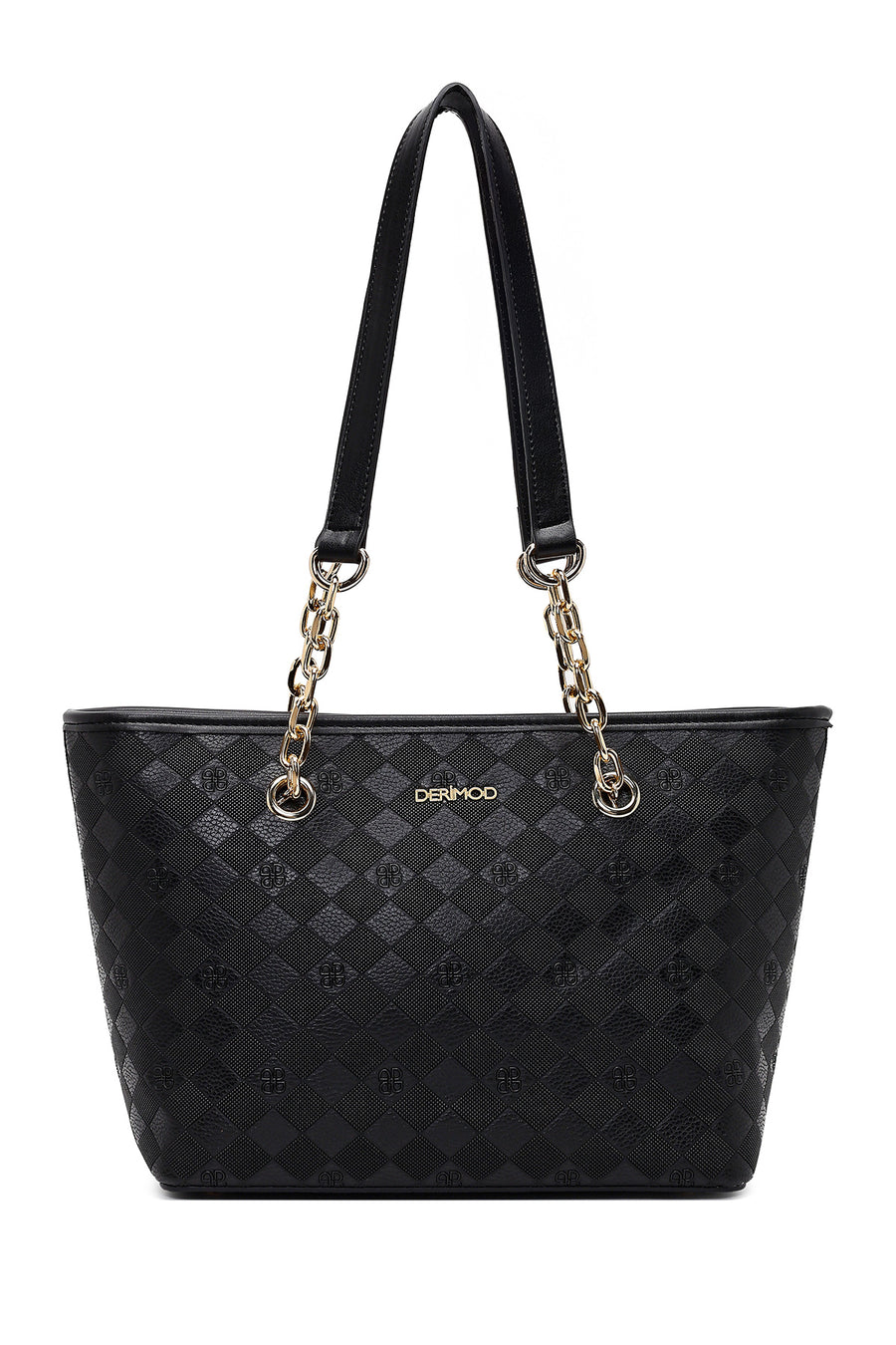 Women's Black Printed Shoulder Bag 25ABD237526 | Derimod