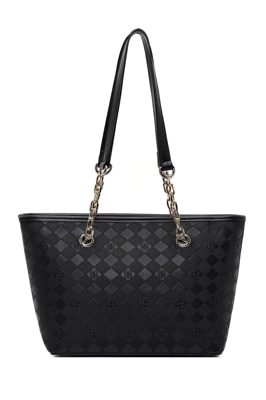 Women's Black Printed Shoulder Bag