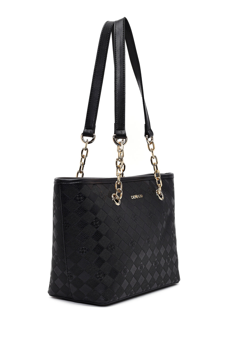 Women's Black Printed Shoulder Bag