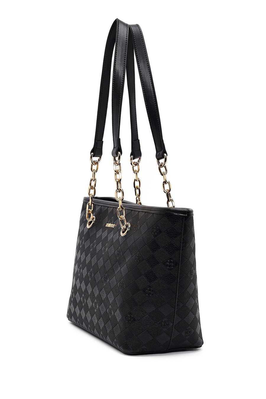 Women's Black Printed Shoulder Bag
