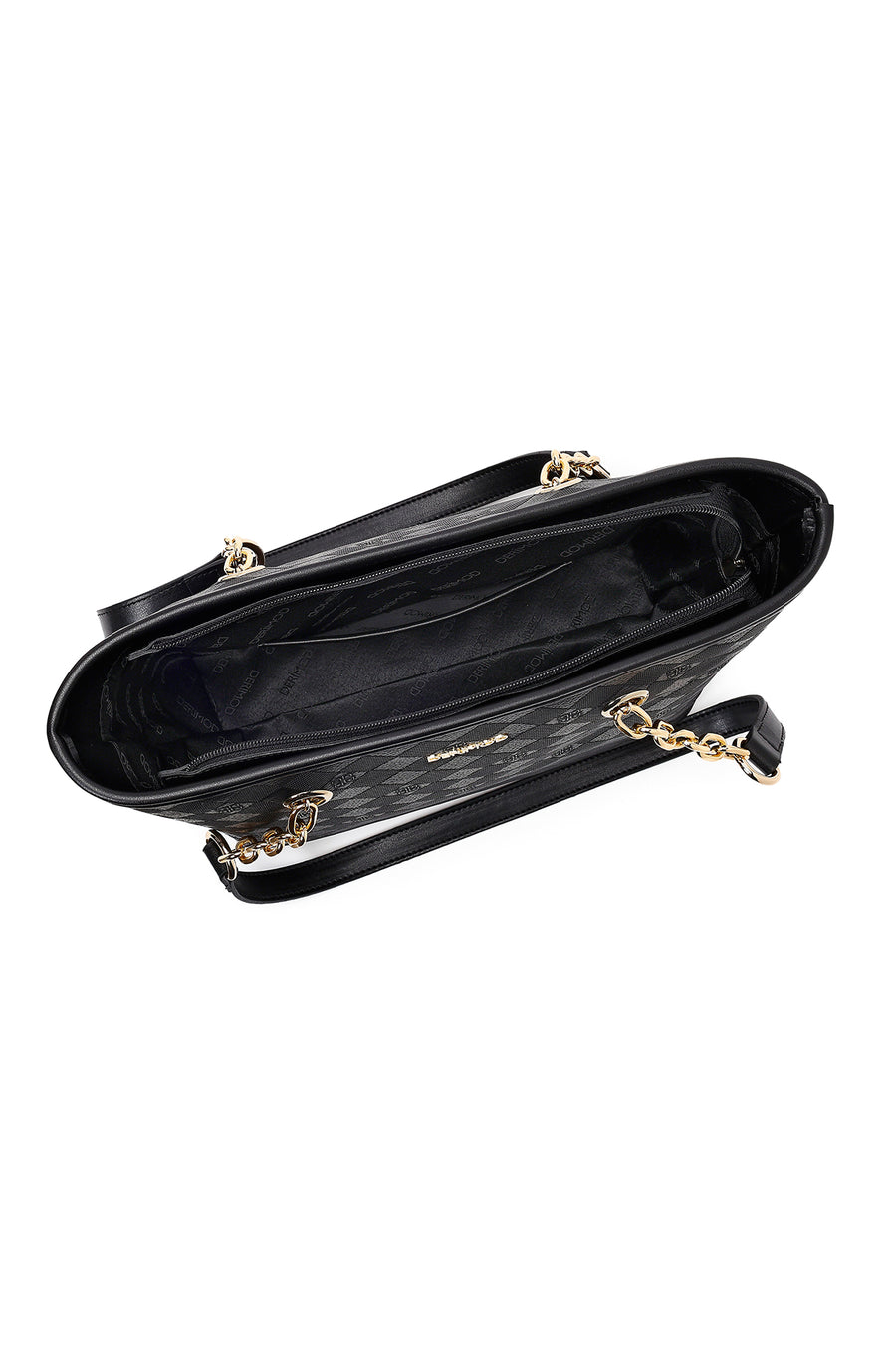 Women's Black Printed Shoulder Bag