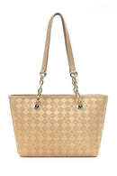 Women's Beige Printed Shoulder Bag | Derimod