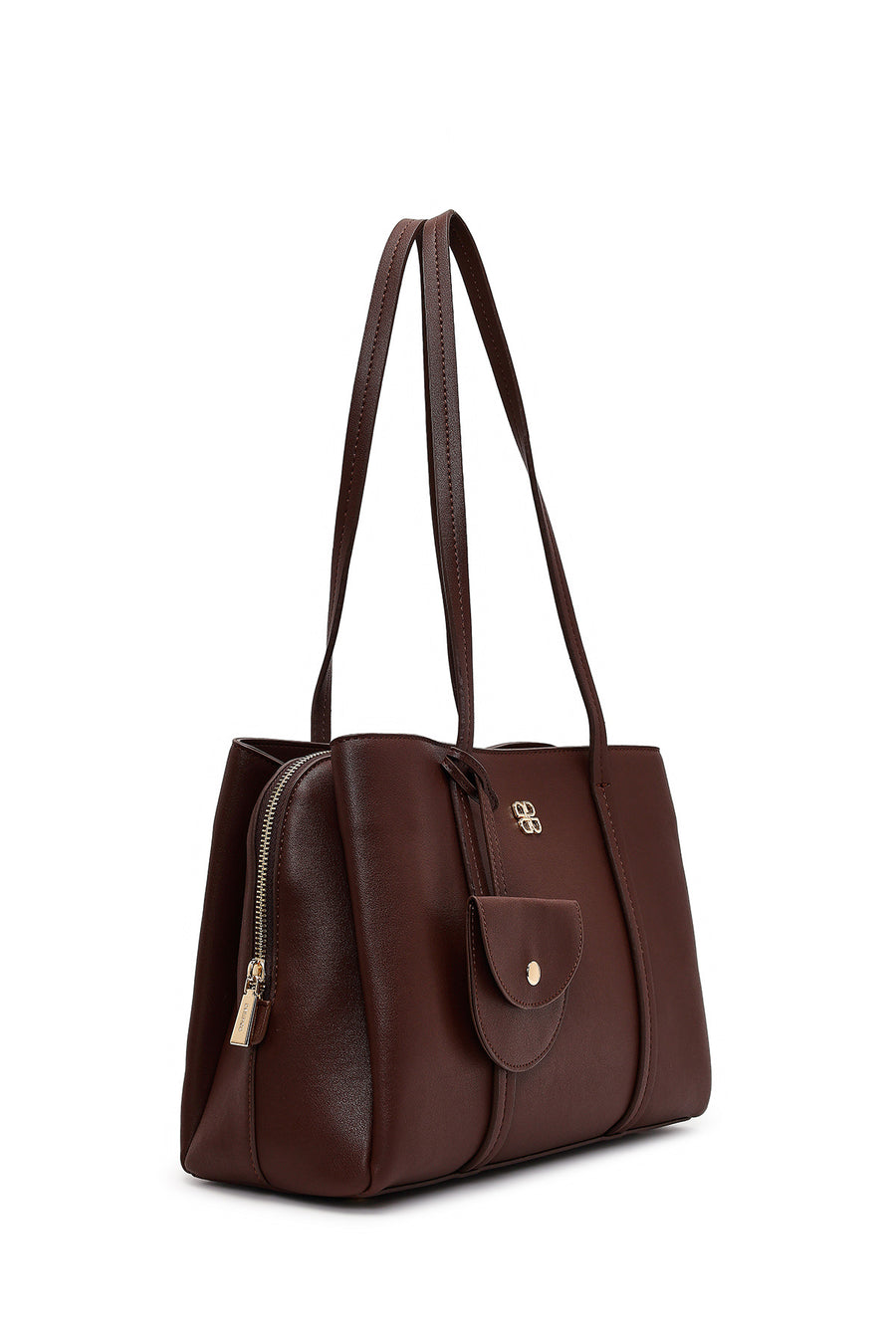 Women's Brown Accessory Shoulder Bag