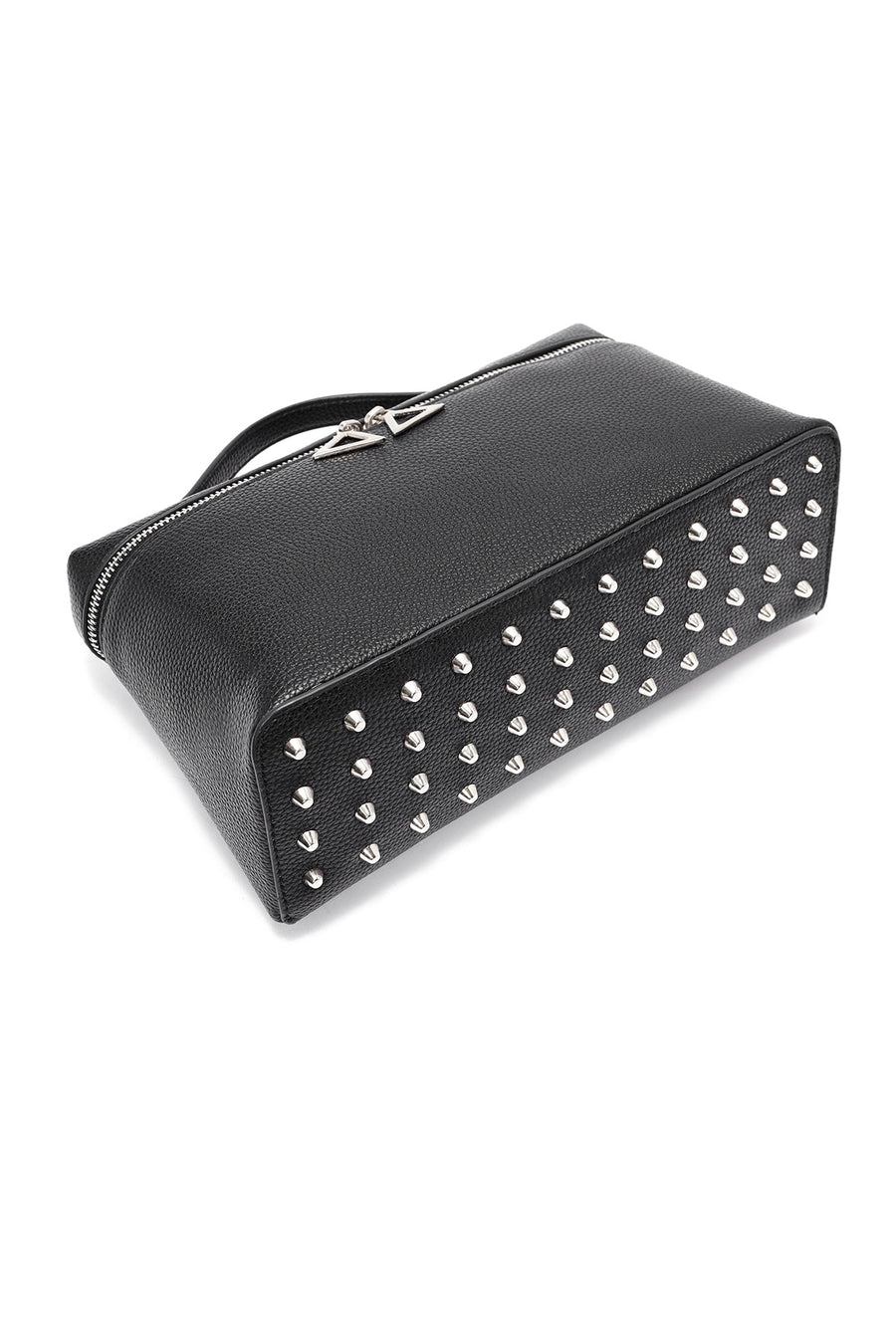Woman Black Long Strap Mini Handbag