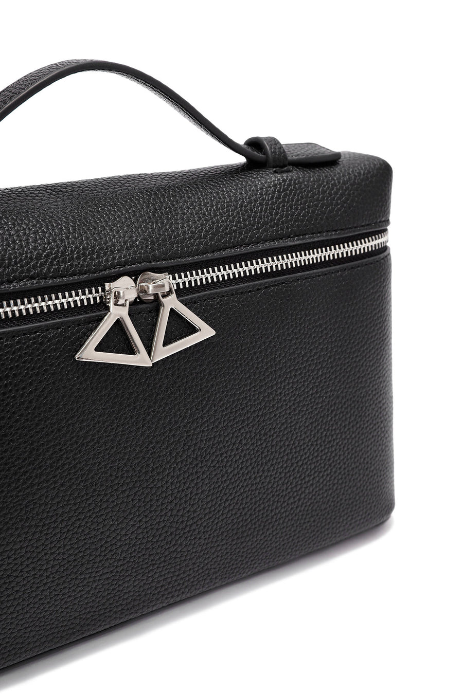 Woman Black Long Strap Mini Handbag
