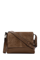 Women's Tan Long Strap Crossbody Bag | Derimod