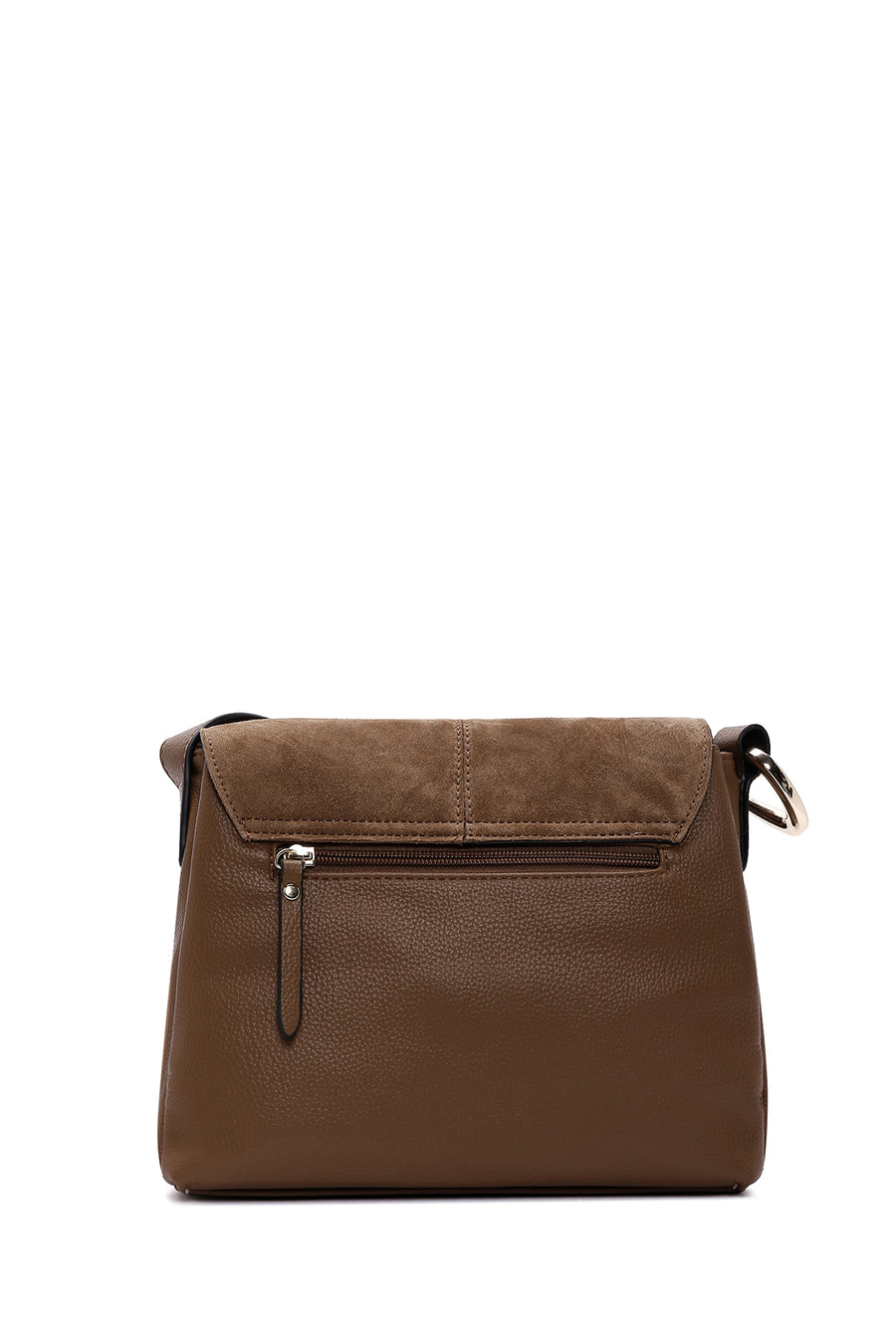 Women's Tan Long Strap Crossbody Bag