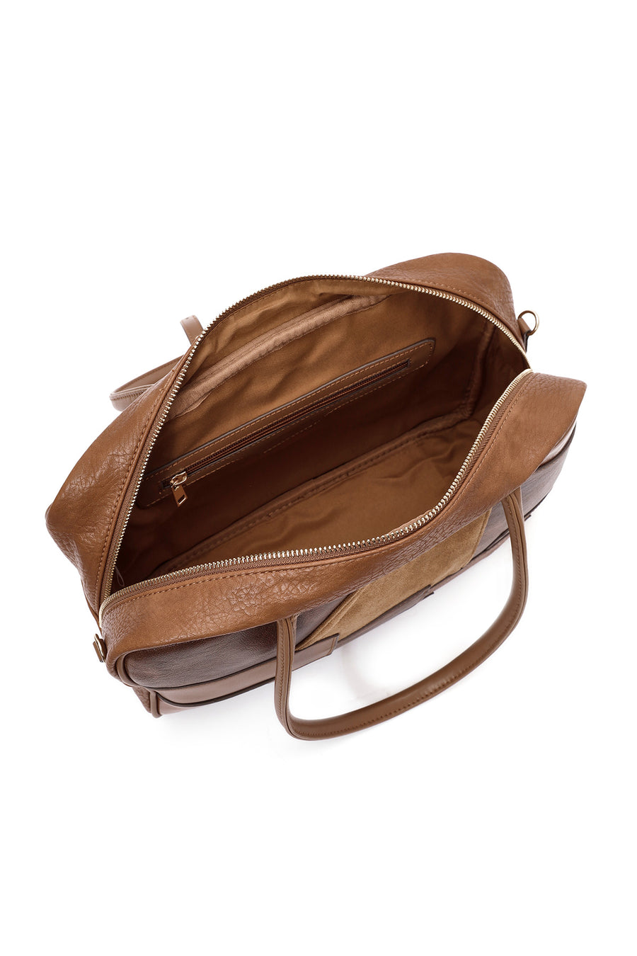 Women's Brown Long Strap Patterned Shoulder Bag