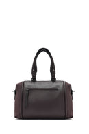 Women's Brown Long Strap Suede Shoulder Bag | Derimod
