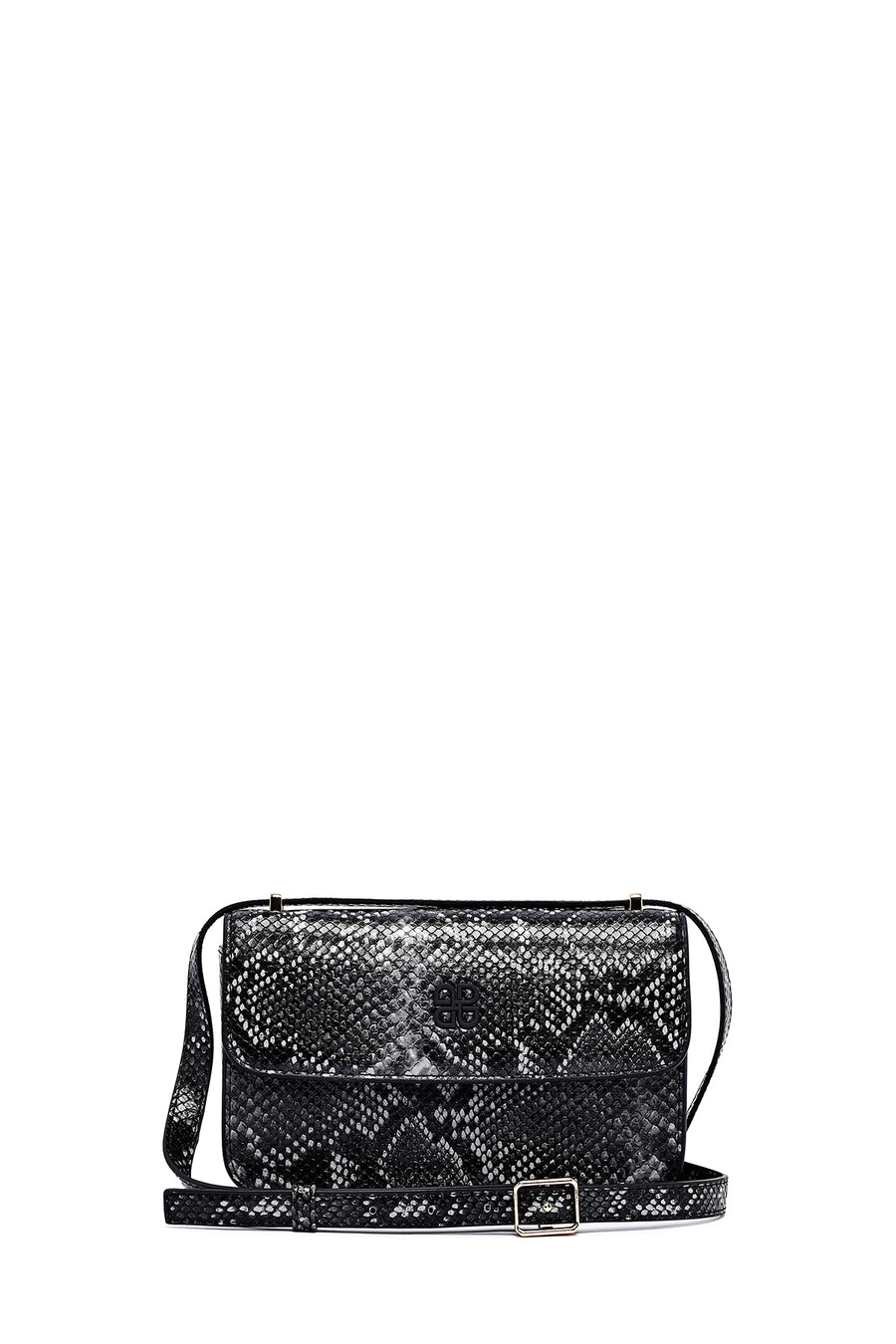 Woman Black Long Strap Patterned Crossbody Bag 25ABD243526 | Derimod