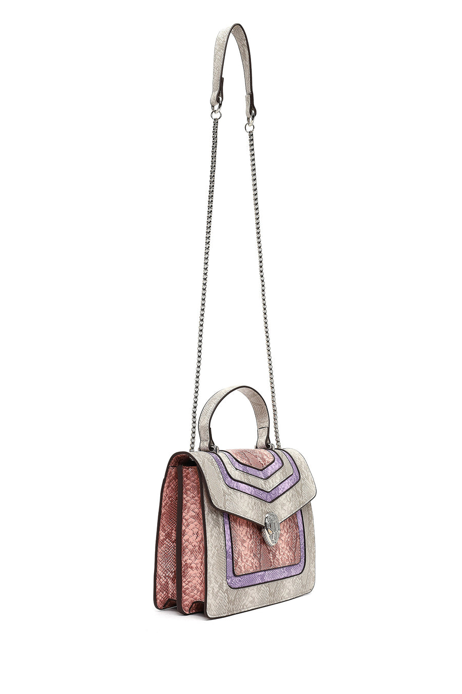 Women's Pink Long Strap Shoulder Bag