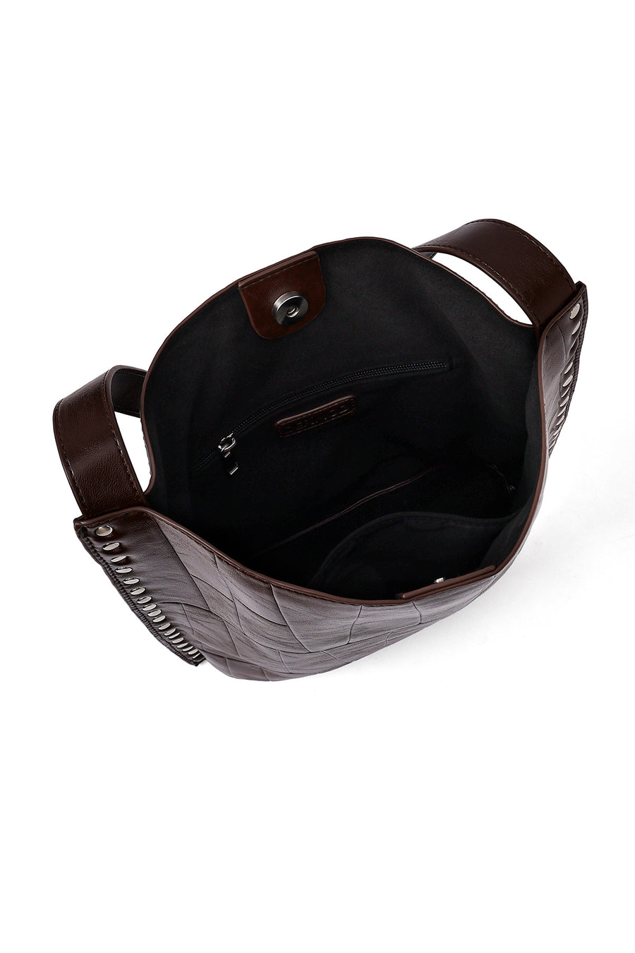 Women's Brown Printed Shoulder Bag
