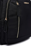 Woman Black Fabric Backpack | Derimod