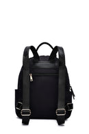 Woman Black Fabric Backpack | Derimod