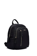 Woman Black Fabric Backpack | Derimod