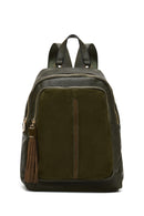 Women's Khaki Casual Backpack | Derimod