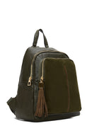 Women's Khaki Casual Backpack | Derimod