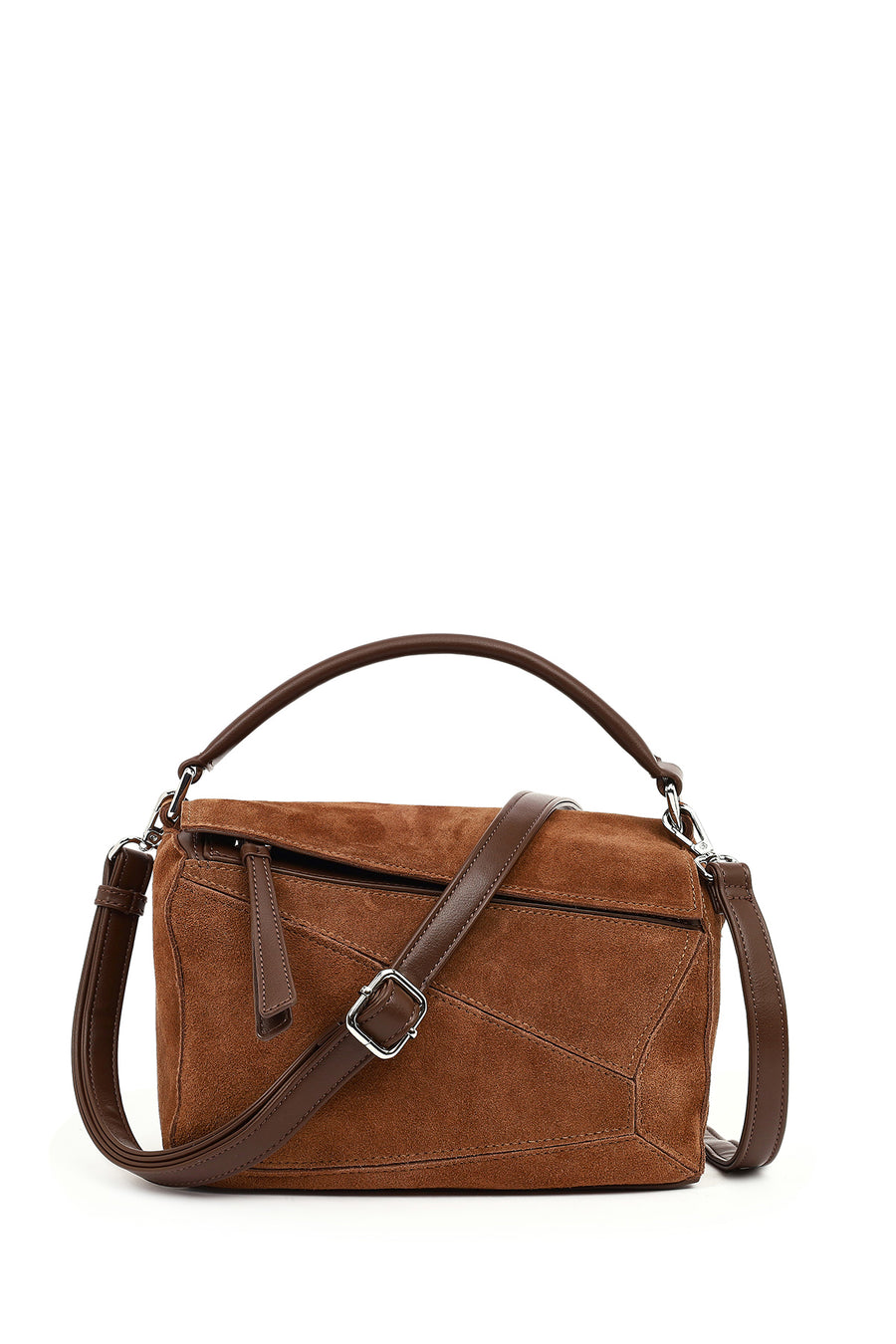 Women's Camel Long Strap Suede Crossbody Bag 25ABD250710 | Derimod