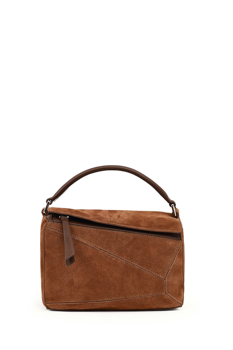 Women's Camel Long Strap Suede Crossbody Bag