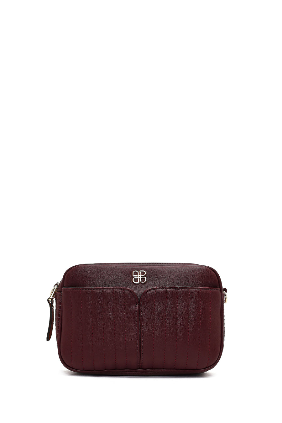 Women's Burgundy Long Strap Crossbody Bag