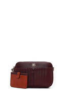 Women's Burgundy Long Strap Crossbody Bag | Derimod