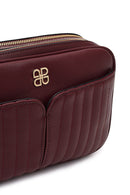 Women's Burgundy Long Strap Crossbody Bag | Derimod