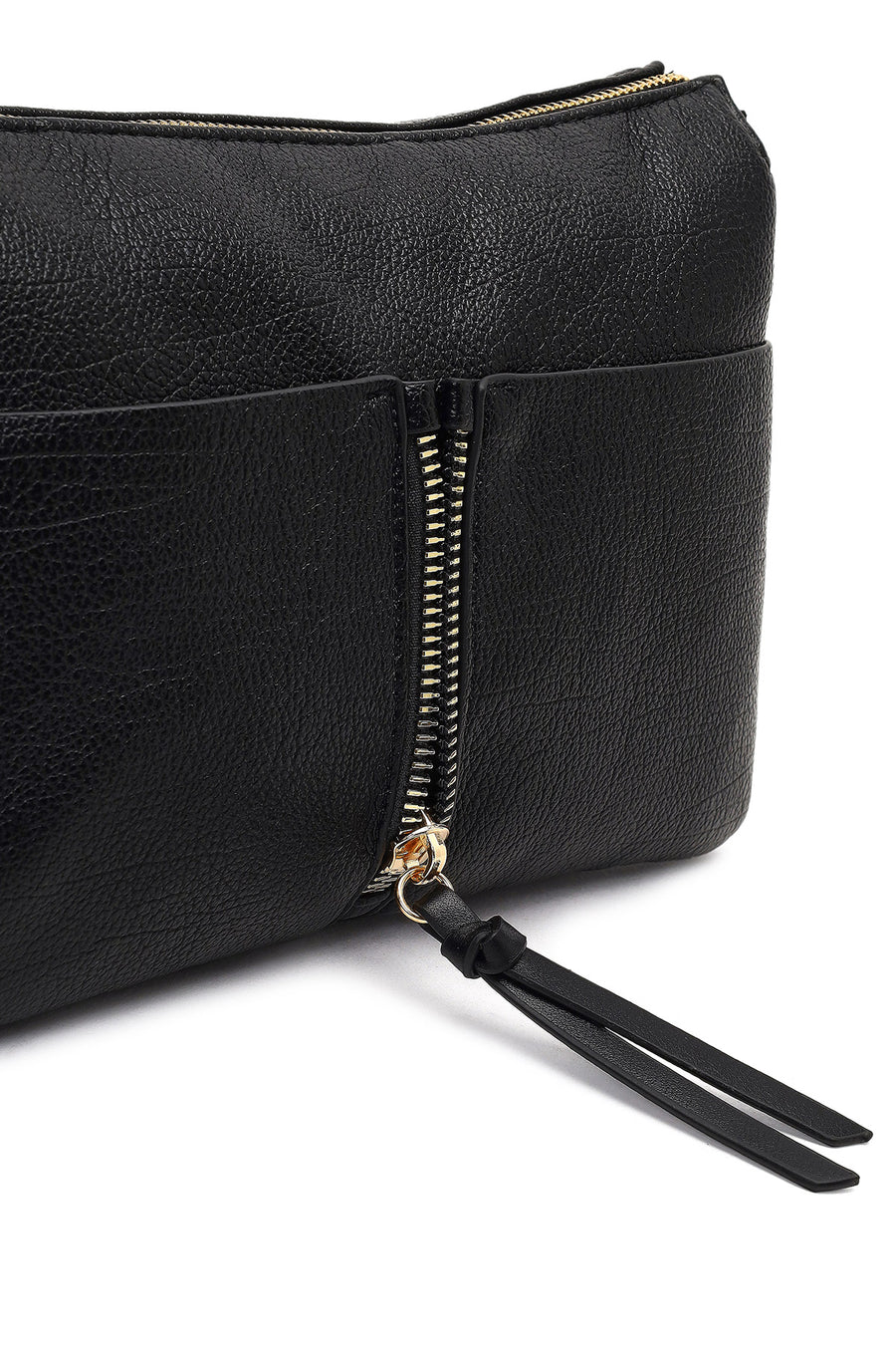 Women's Black Long Strap Crossbody Bag