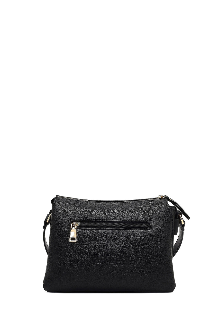 Women's Black Long Strap Crossbody Bag