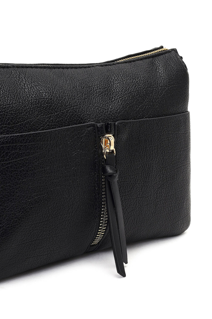 Women's Black Long Strap Crossbody Bag