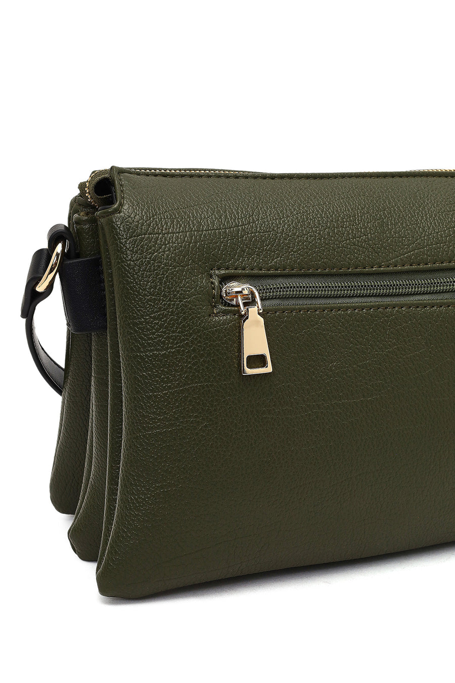 Women's Green Long Strap Crossbody Bag