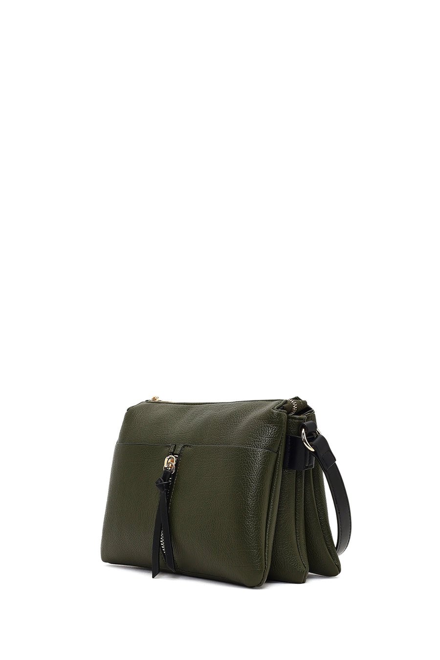 Women's Green Long Strap Crossbody Bag