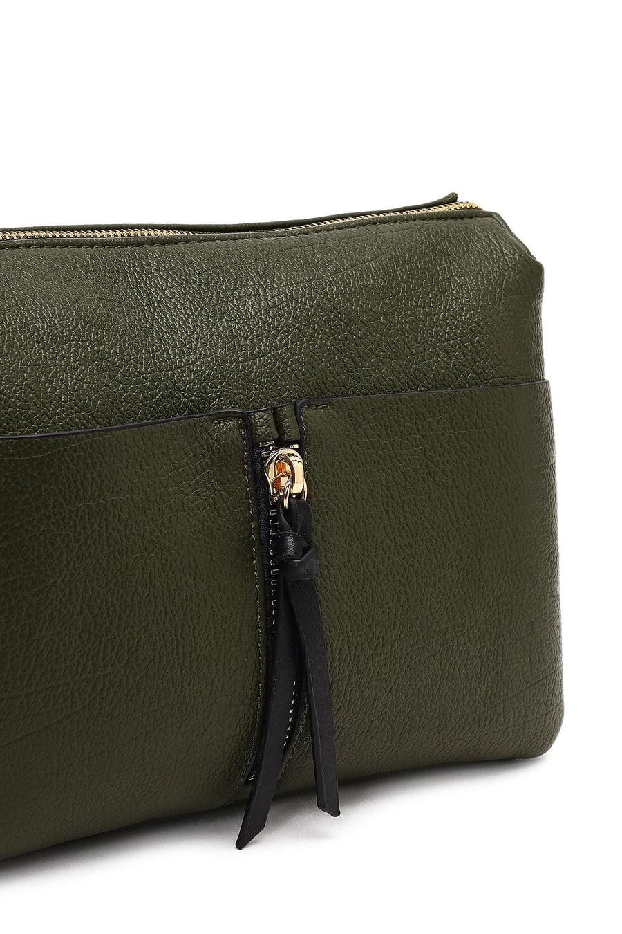 Women's Green Long Strap Crossbody Bag