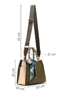 Women's Green Long Strapped Accessorized Shoulder Bag | Derimod