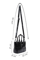 Women's Black Long Strap Mini Shoulder Bag | Derimod