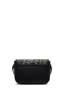 Women's Black Printed Crossbody Bag | Derimod