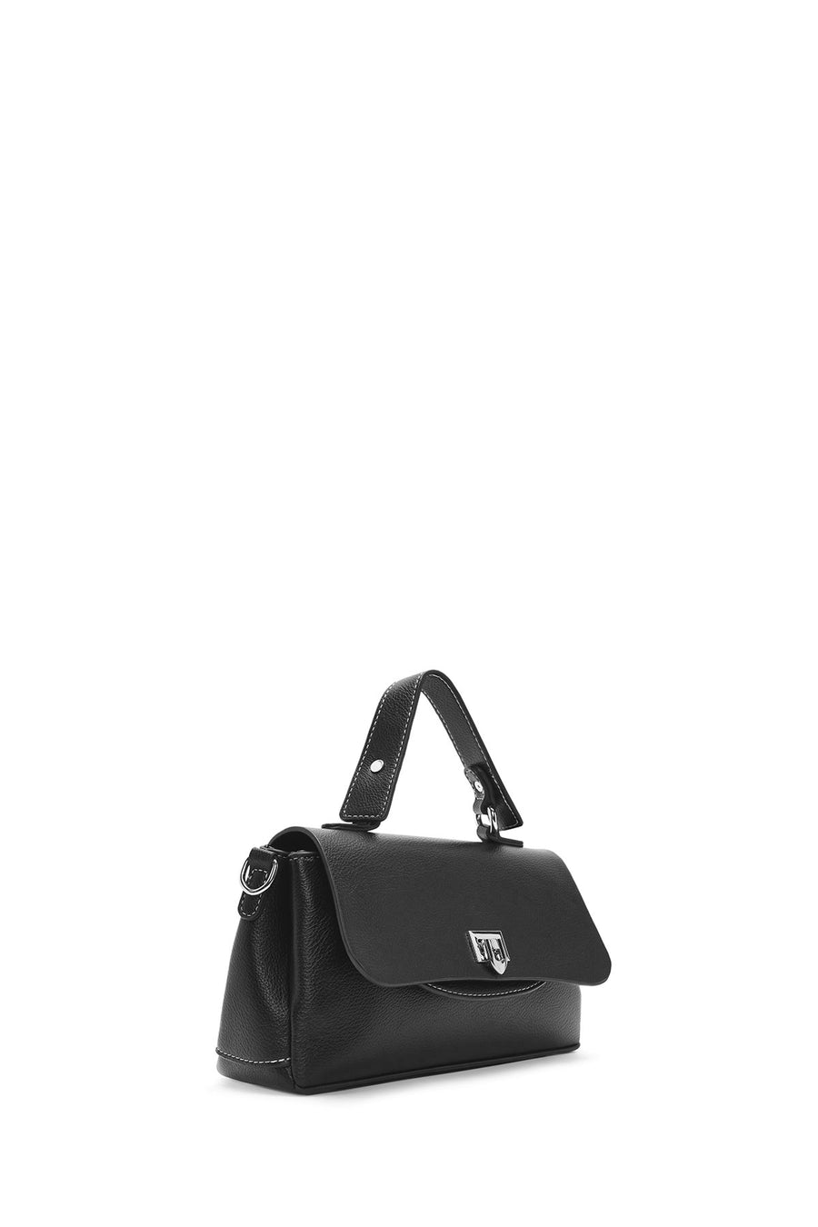 Women's Black Long Strap Casual Shoulder Bag