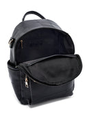 Woman Black Long Strap Printed Backpack | Derimod