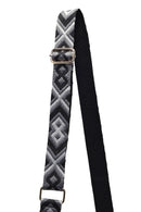 Women's Black Long Strapped Woven Crossbody Bag | Derimod