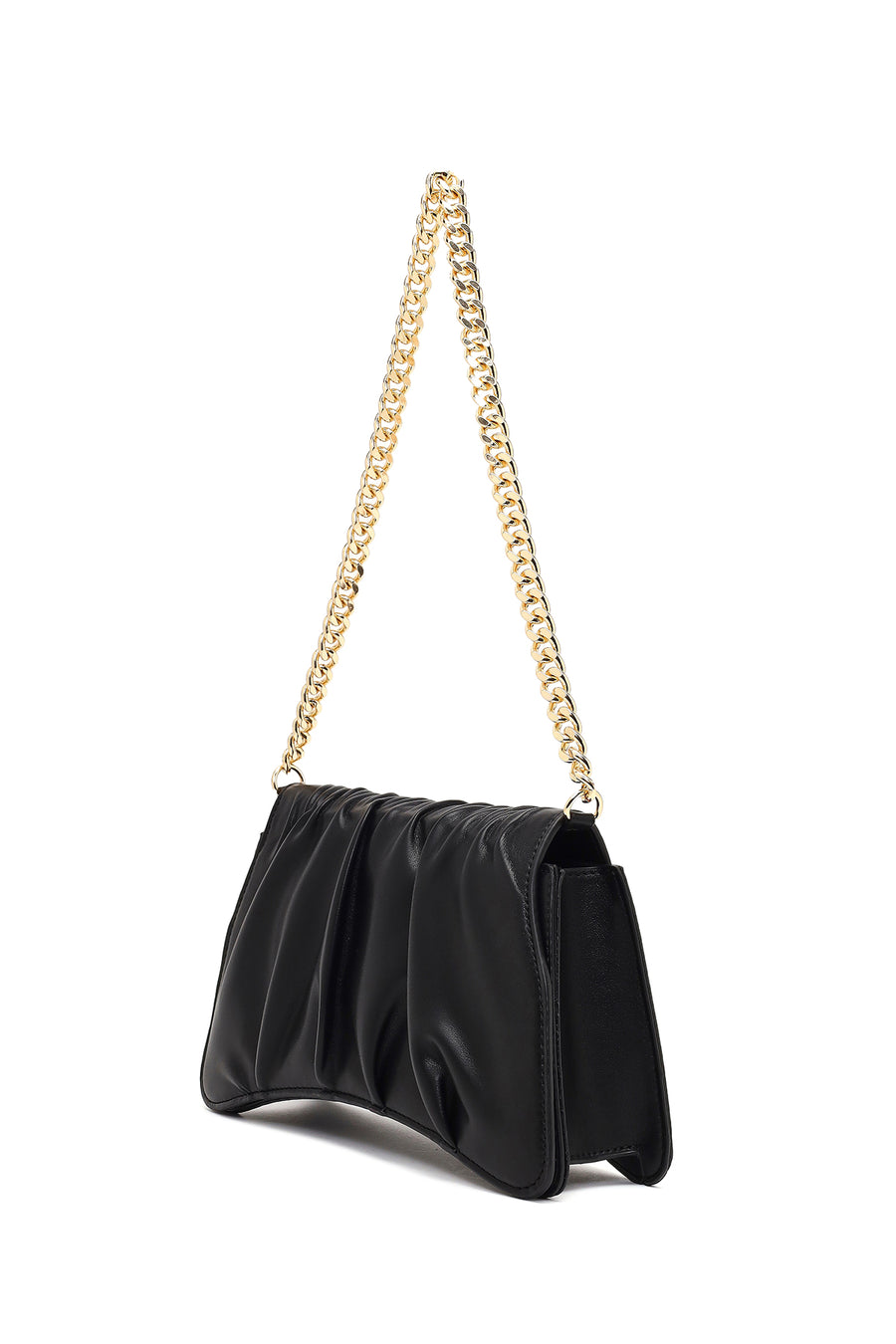 Women's Black Chain Strap Classic Shoulder Bag