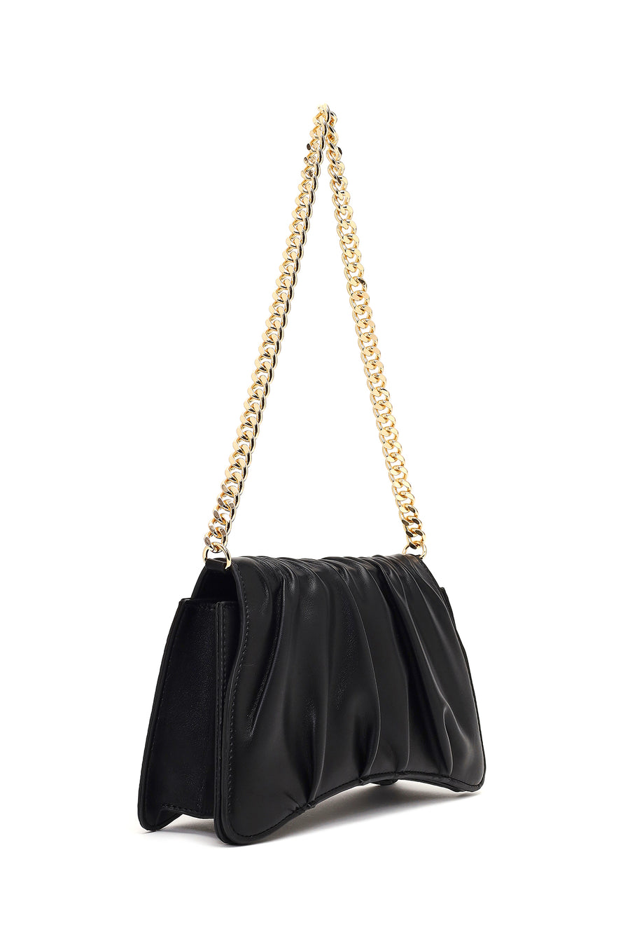 Women's Black Chain Strap Classic Shoulder Bag