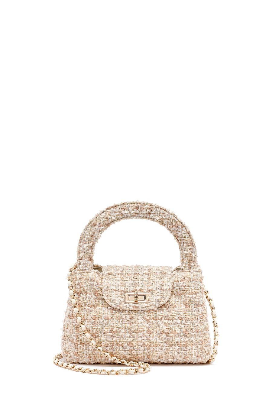 Woman Cream Long Strap Mini Handbag 25ABD27056F | Derimod