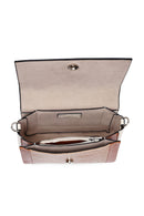 Woman Beige Long Strap Crocodile Patterned Crossbody Bag | Derimod