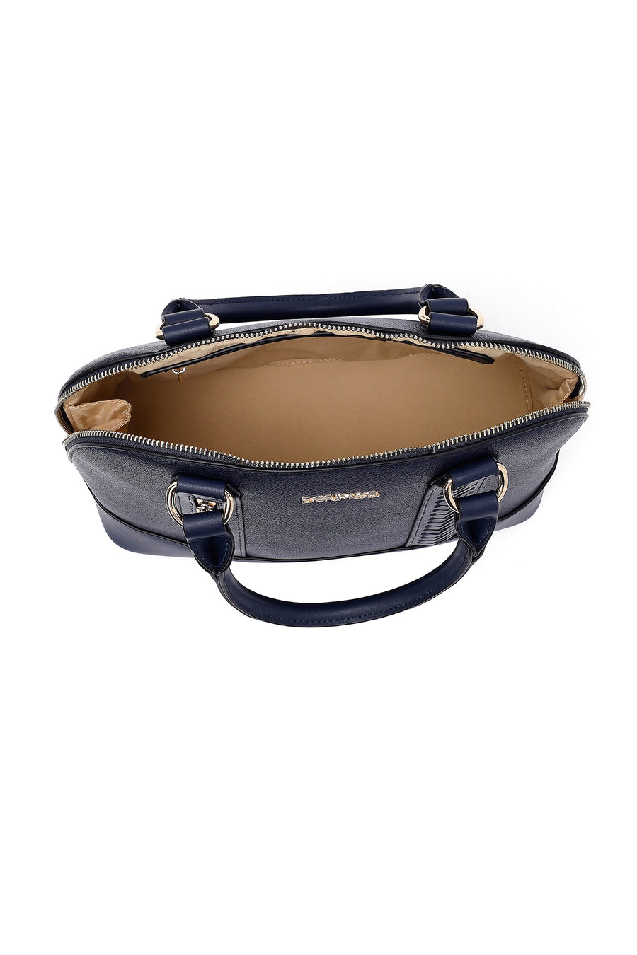 Woman Navy Blue Long Strap Classic Shoulder Bag
