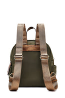 Woman Green Fabric Backpack | Derimod
