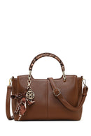 Women's Brown Long Strap Accessorized Shoulder Bag | Derimod